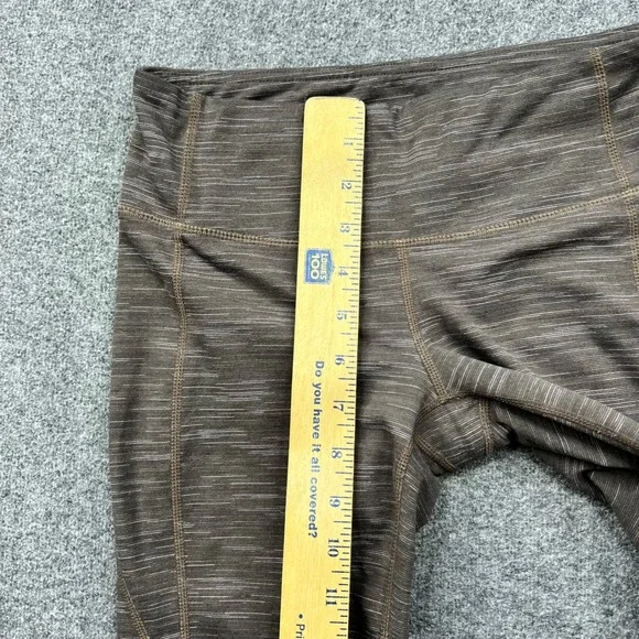 Athleta Leggings Womens Small  Brown Space Dye Heathered Yoga Athletic Tights - Picture 4 of 16